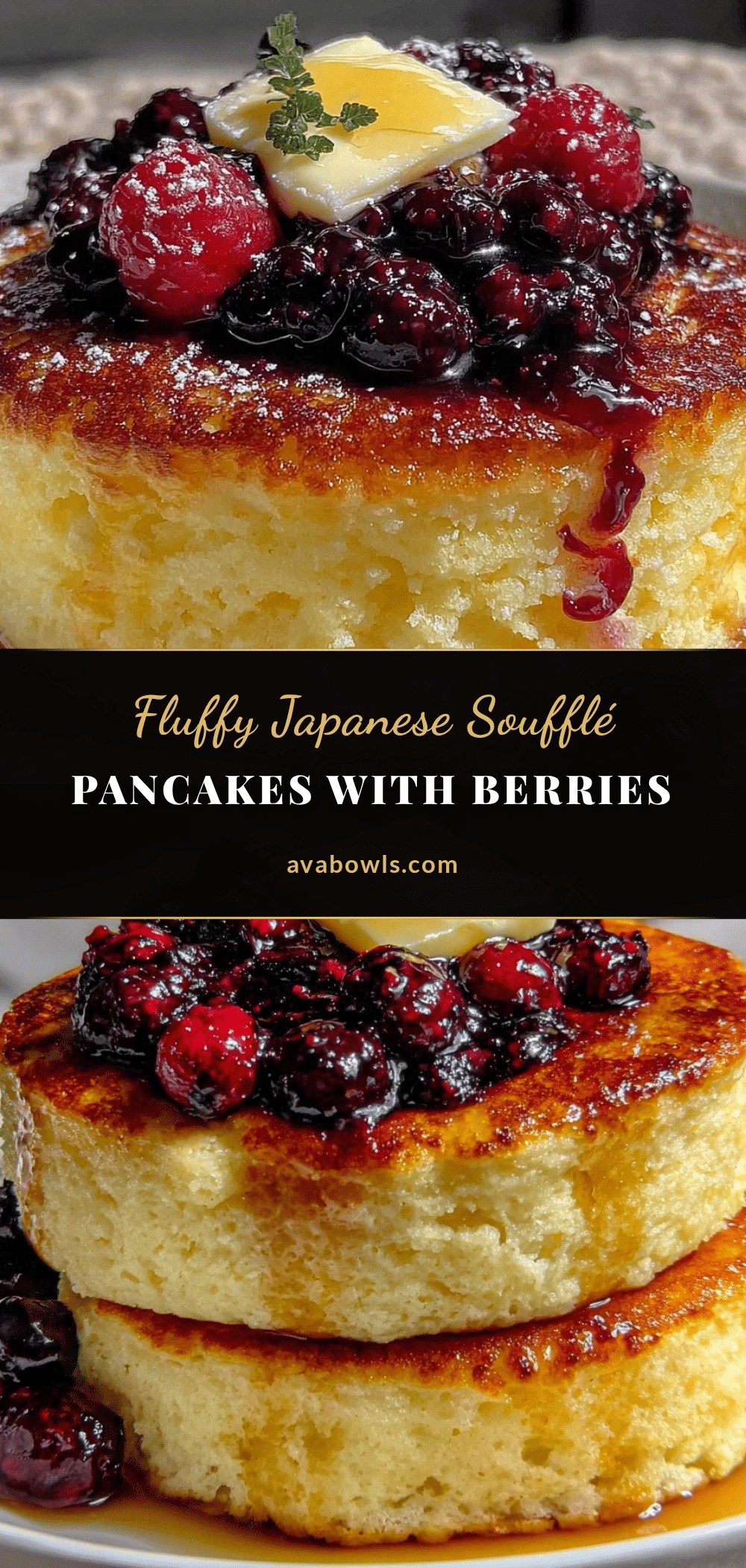 fluffy Japanese soufflé pancakes recipe