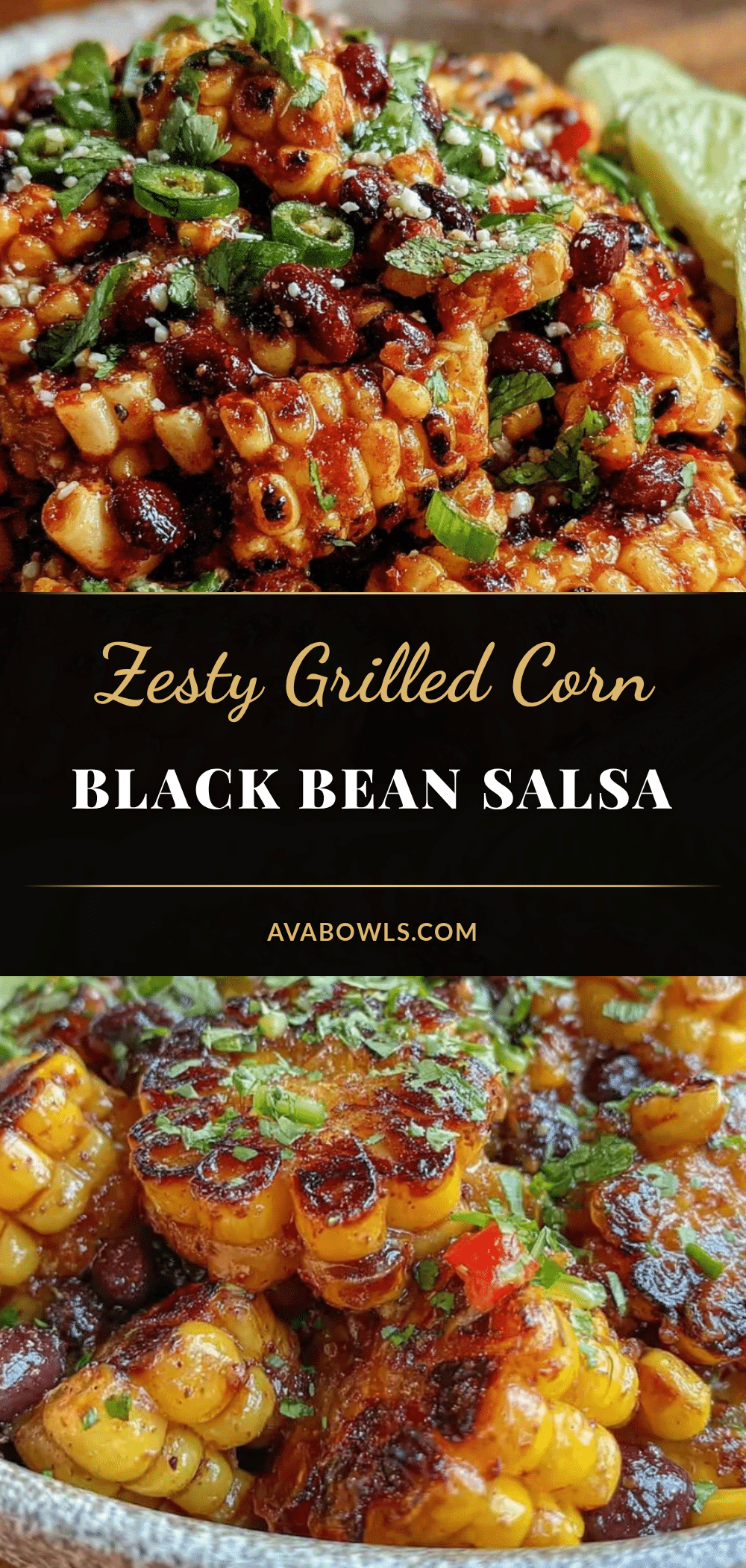 fresh grilled corn and black bean salsa recipe
