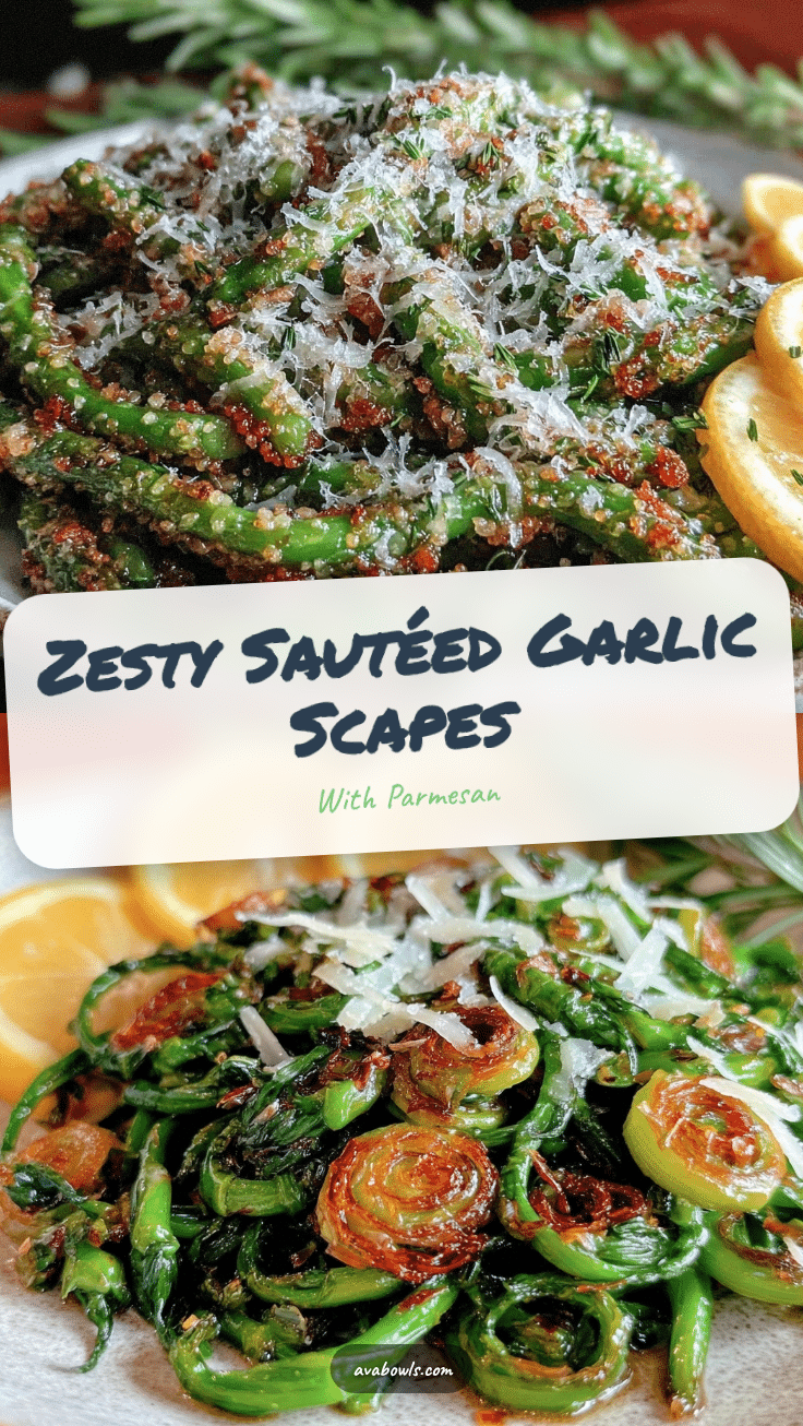 fresh sautéed garlic scapes recipe