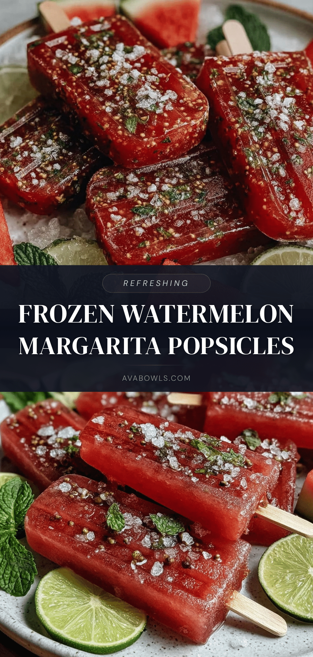 frozen watermelon margarita popsicles recipe