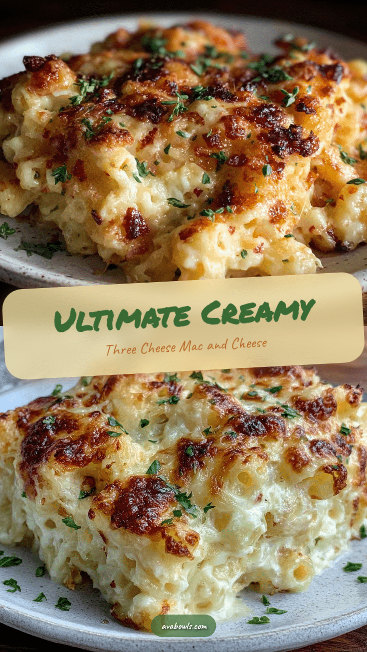 homemade three cheese mac and cheese recipe