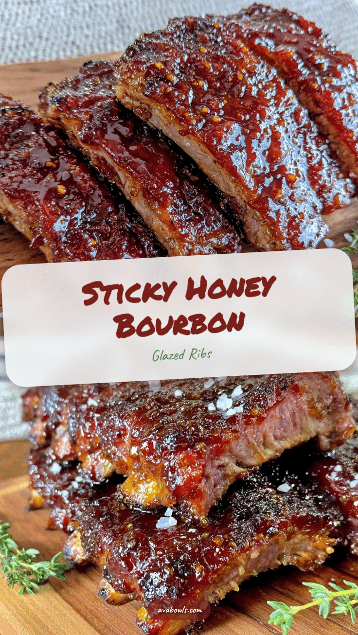 honey bourbon glazed grilled ribs recipe