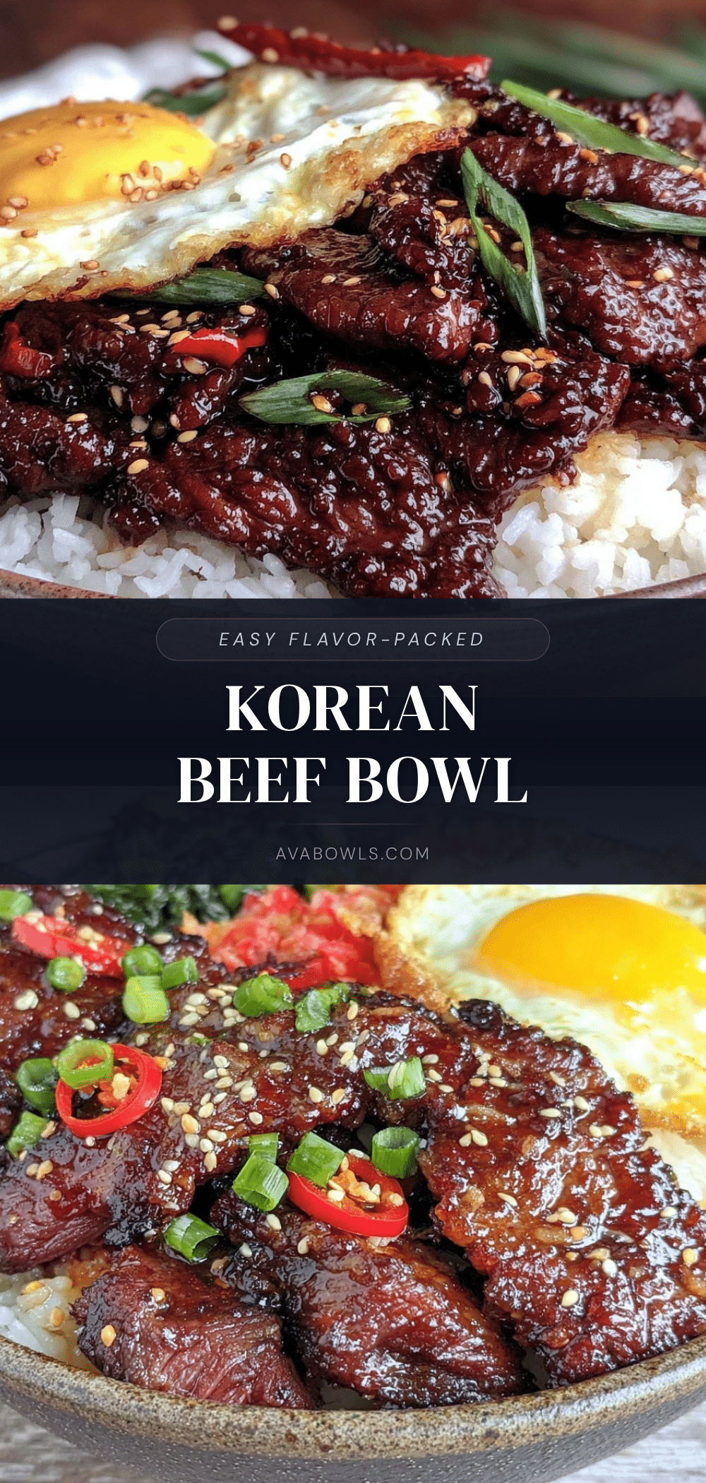 Korean beef bowl recipe
