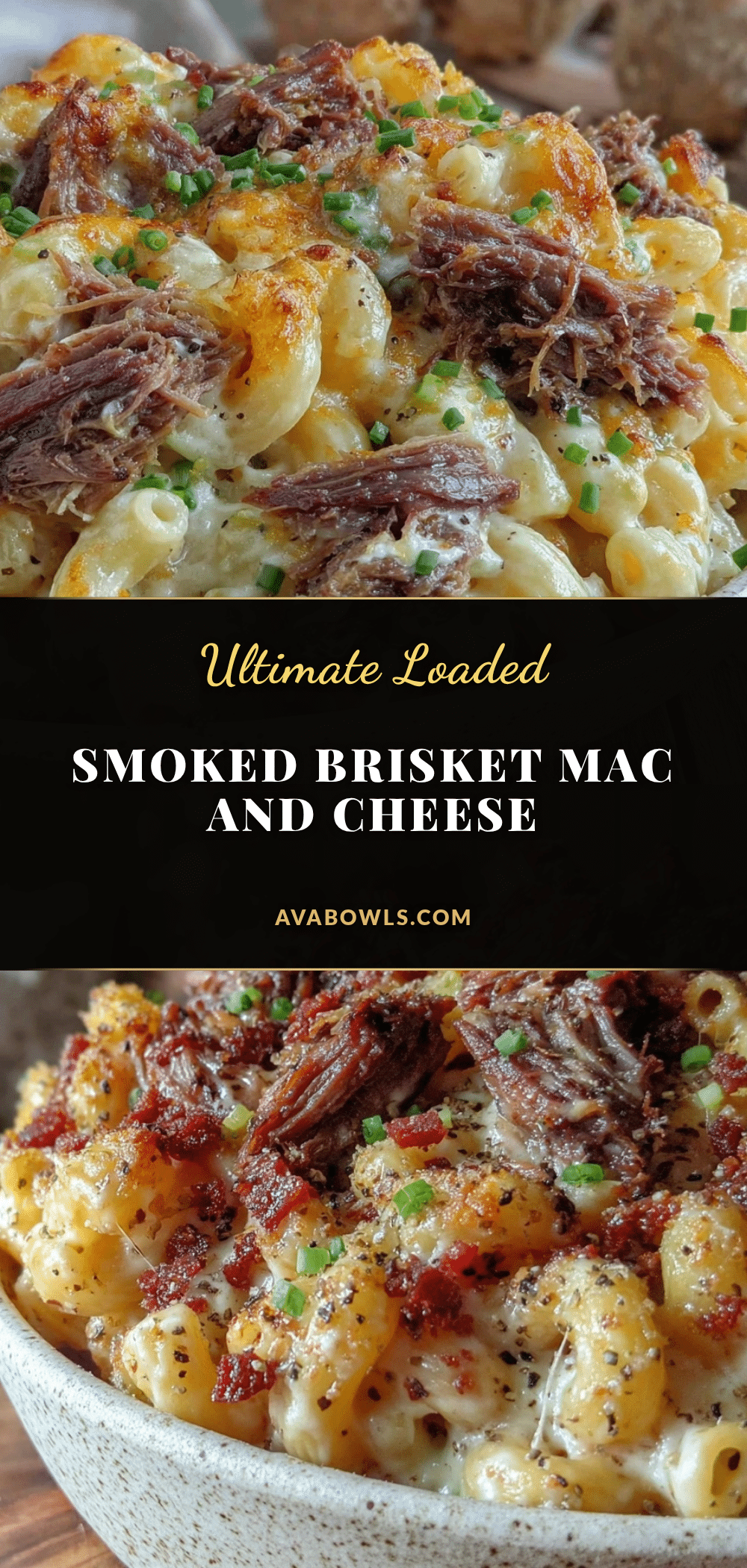 loaded smoked brisket mac and cheese recipe