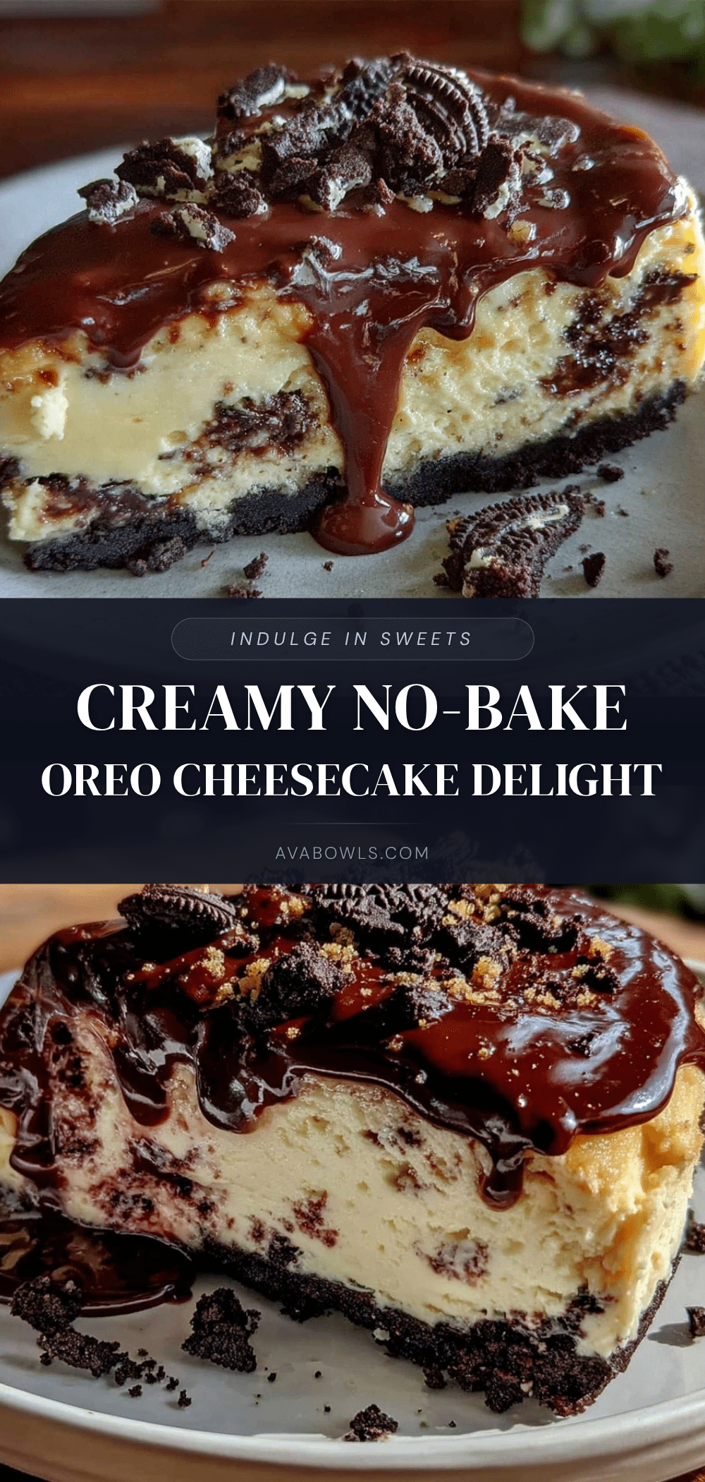 no-bake Oreo cheesecake recipe