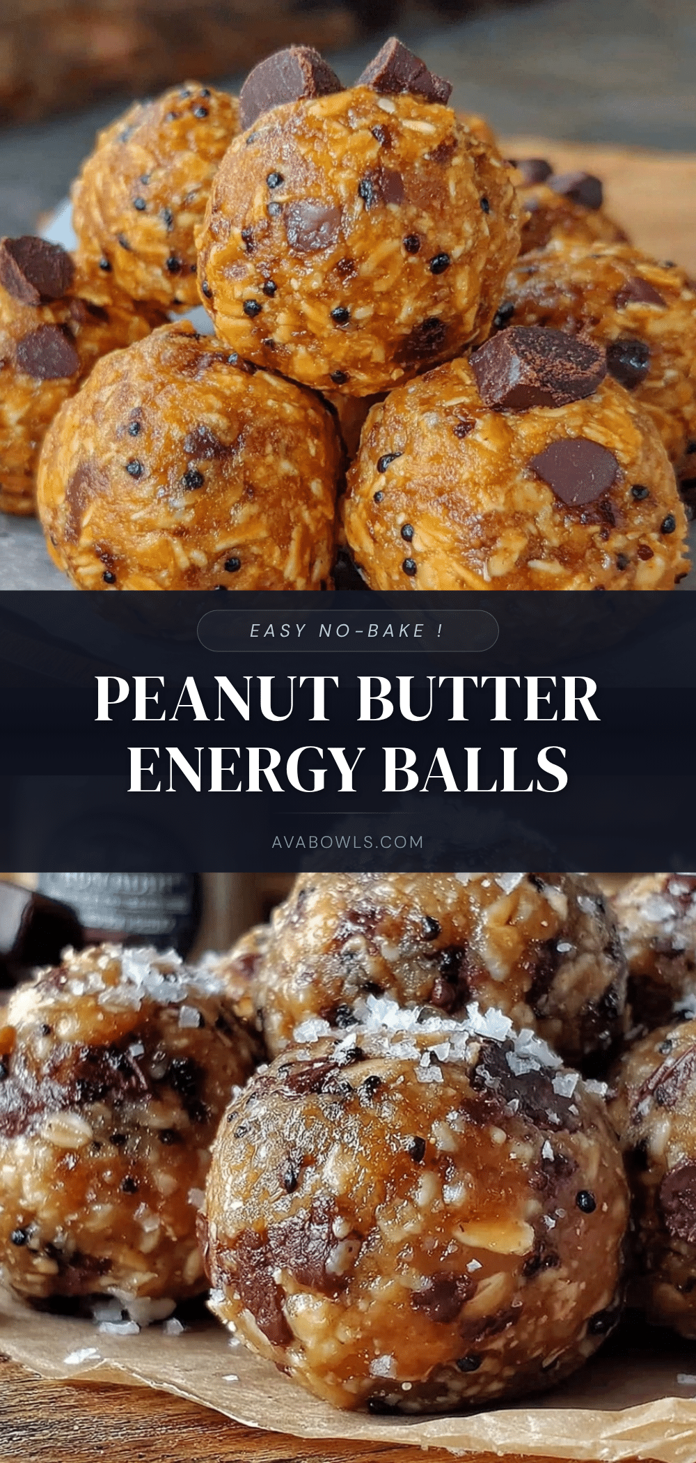 no bake peanut butter energy balls recipe