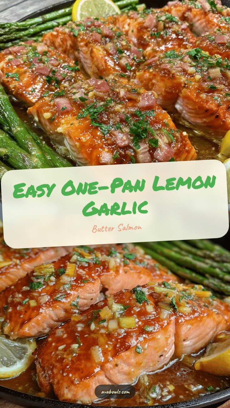 one-pan lemon garlic butter salmon recipe