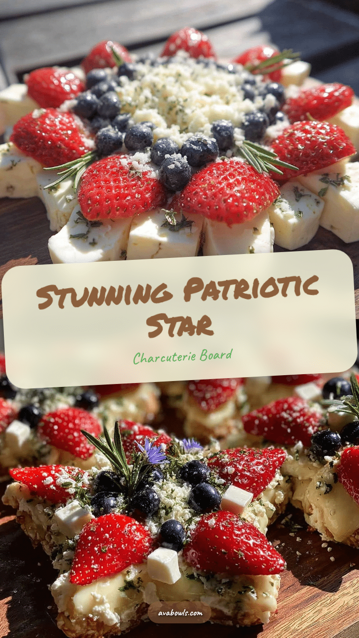 patriotic charcuterie board star arrangement recipe