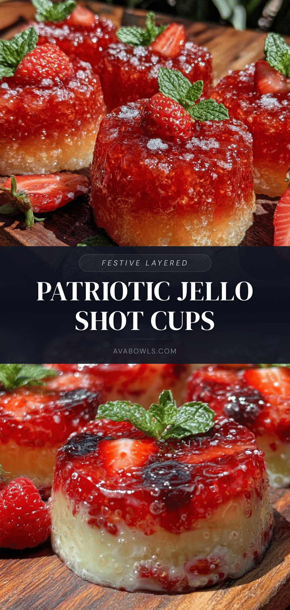 patriotic jello shot cups recipe
