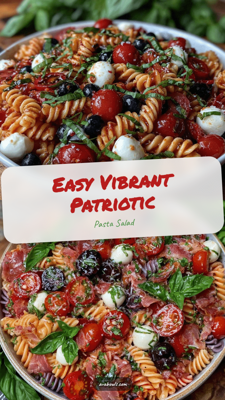 patriotic pasta salad recipe