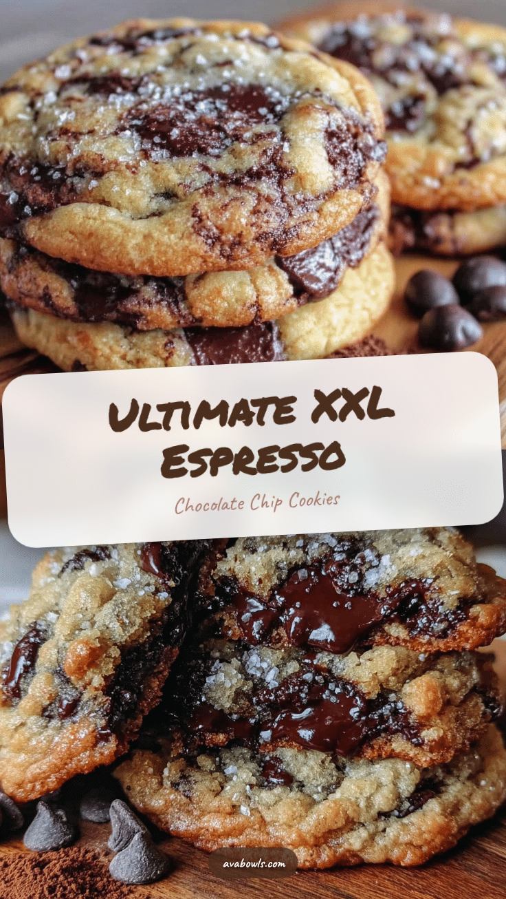XXL Espresso Chocolate Chip Cookies recipe