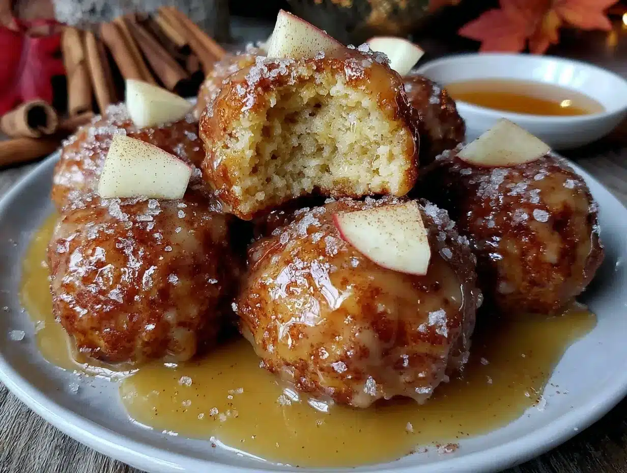 apple cider donut holes preparation steps