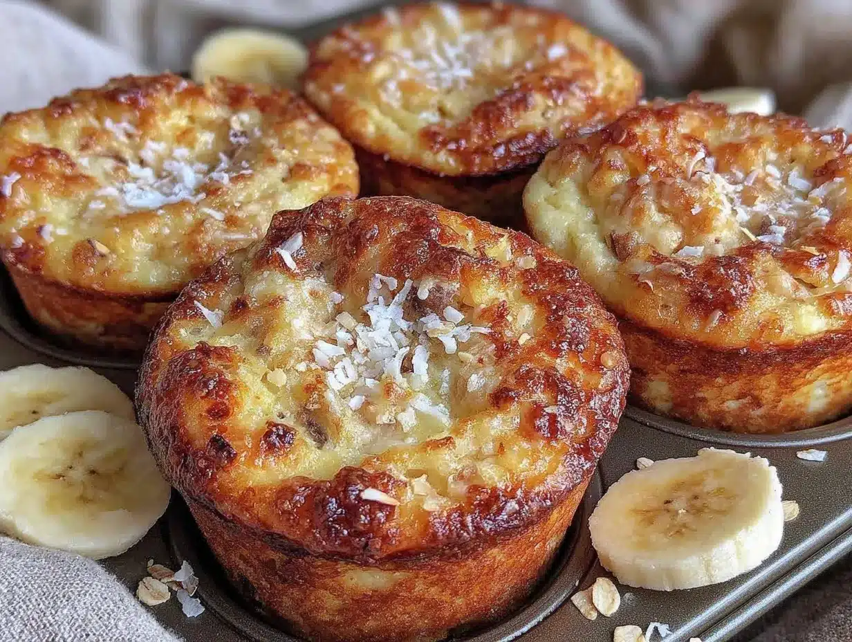 banana oat pancake cups preparation steps