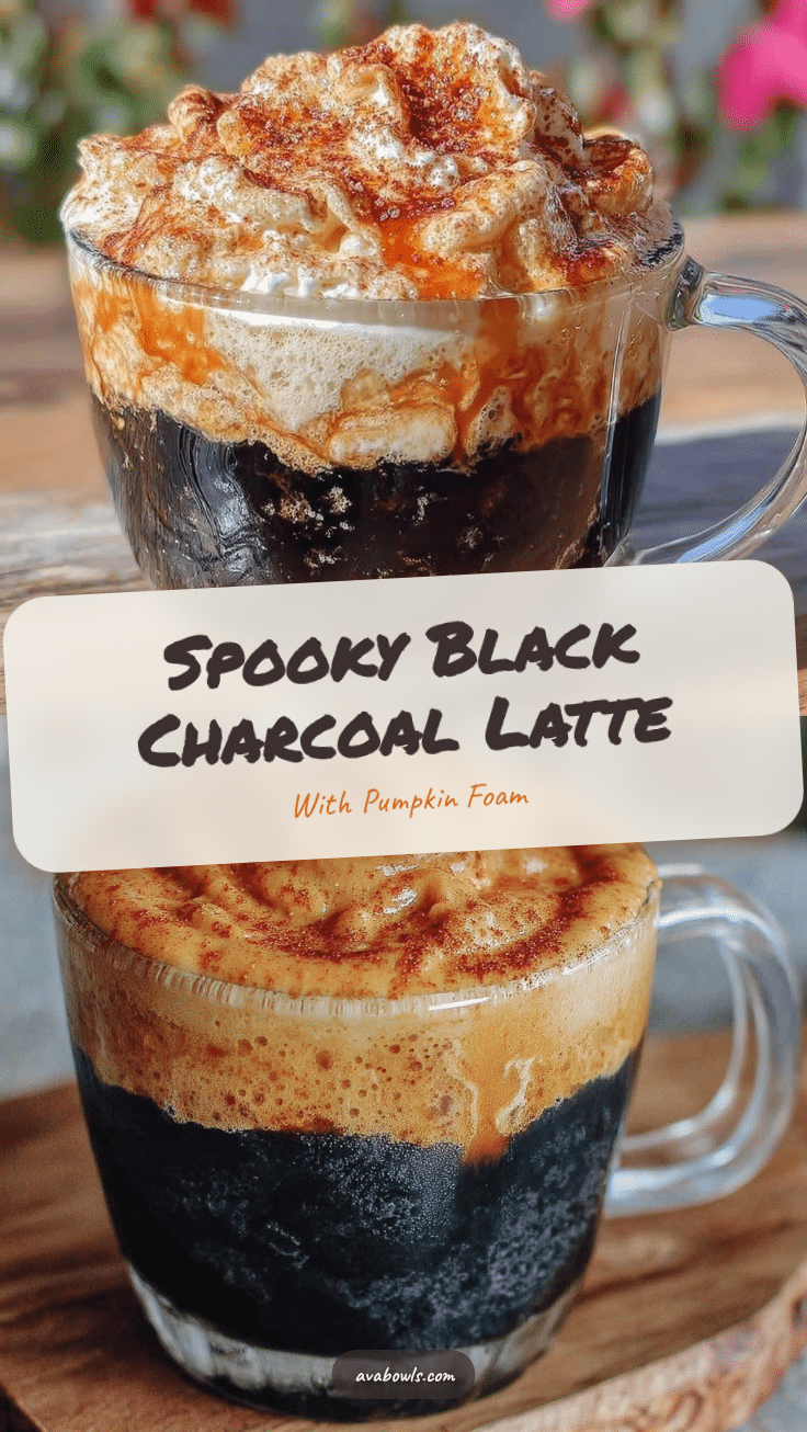 black charcoal latte recipe