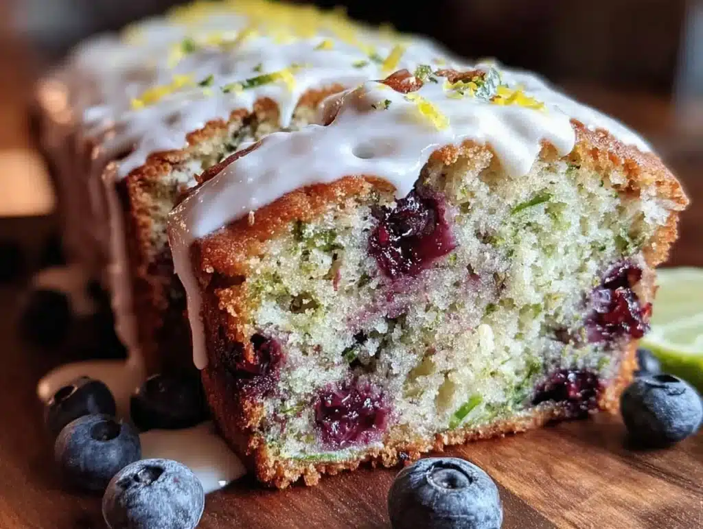 blueberry zucchini bread - featured image