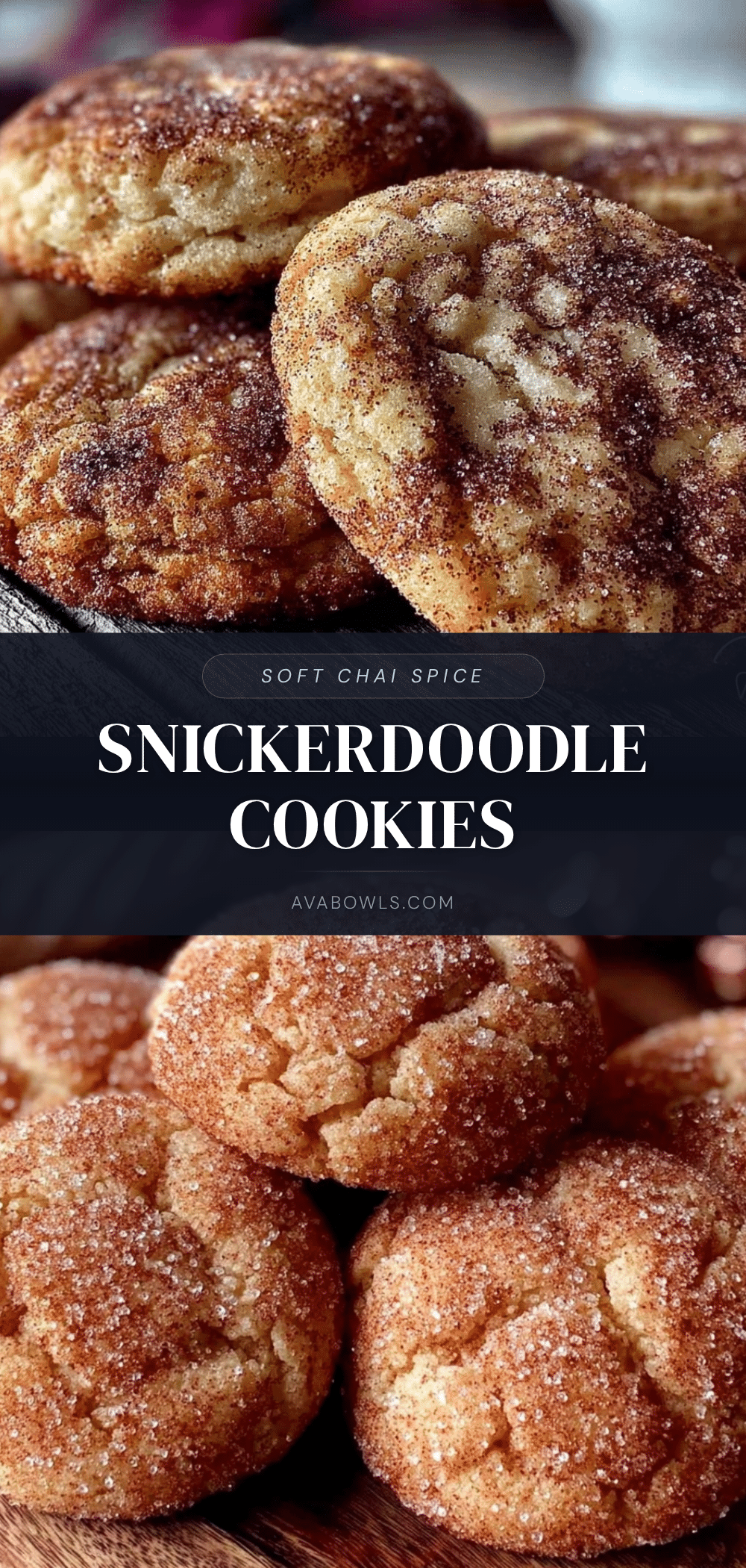 chai spice snickerdoodle cookies recipe