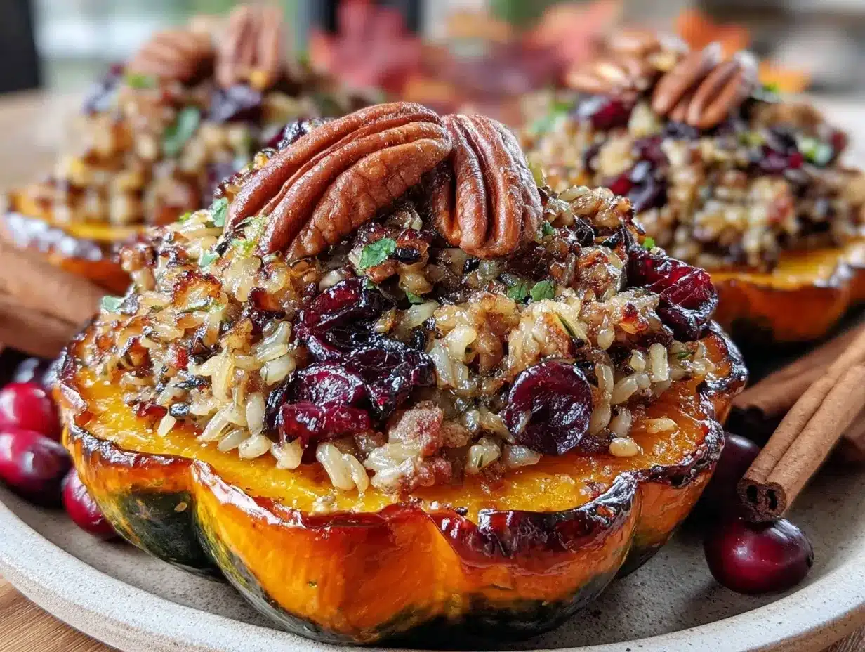 cozy stuffed acorn squash recipe preparation steps