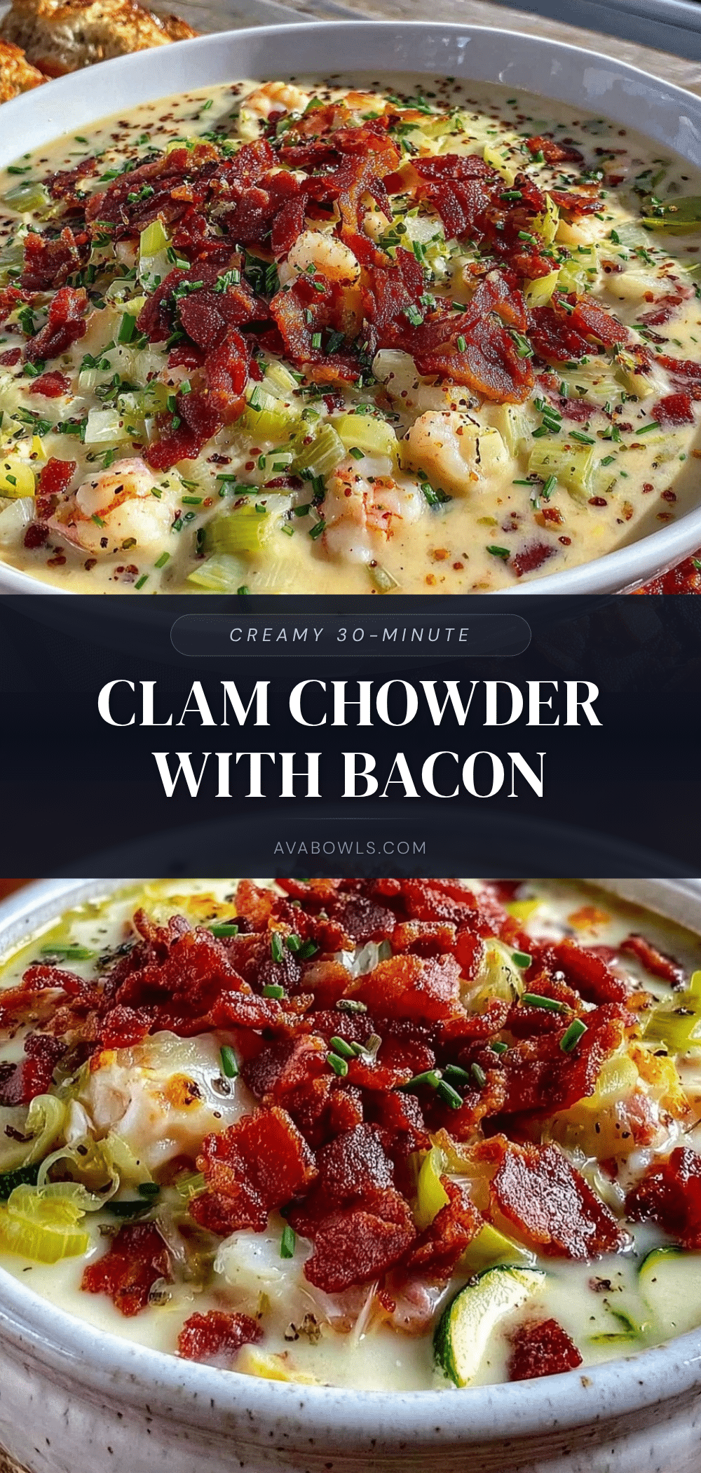 creamy clam chowder recipe