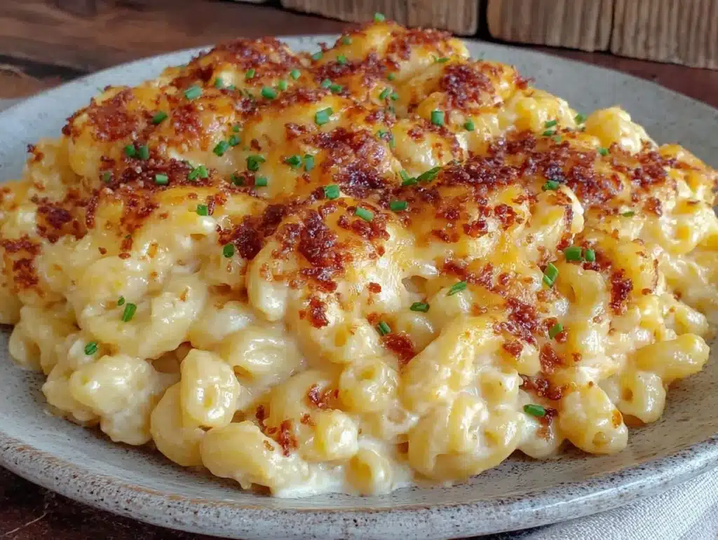 creamy crockpot mac and cheese no velveeta - featured image
