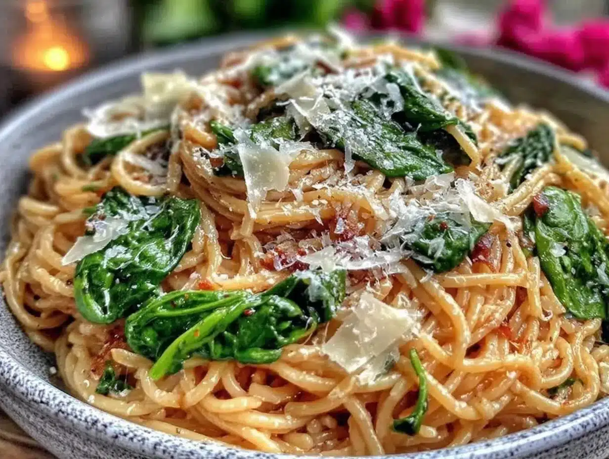 creamy one-pot garlic butter pasta preparation steps