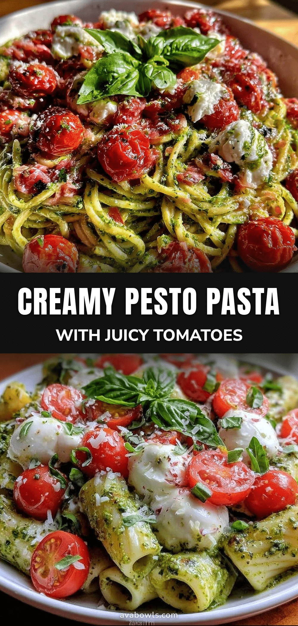 creamy pesto pasta recipe