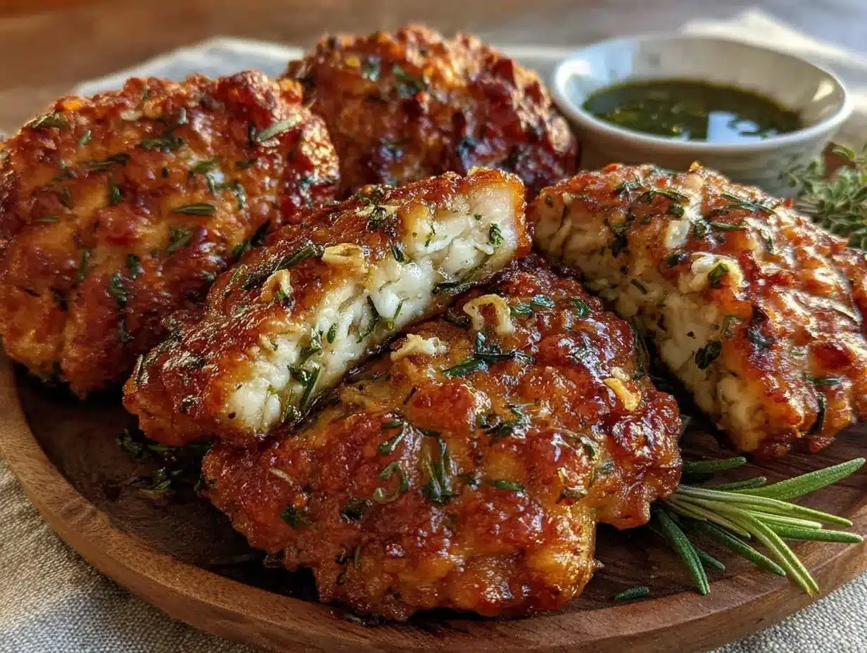 crispy garlic herb chicken thighs preparation steps