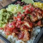 easy chipotle-style burrito bowl - featured image