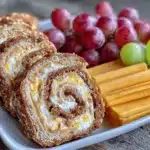 easy pb honey pinwheel - featured image