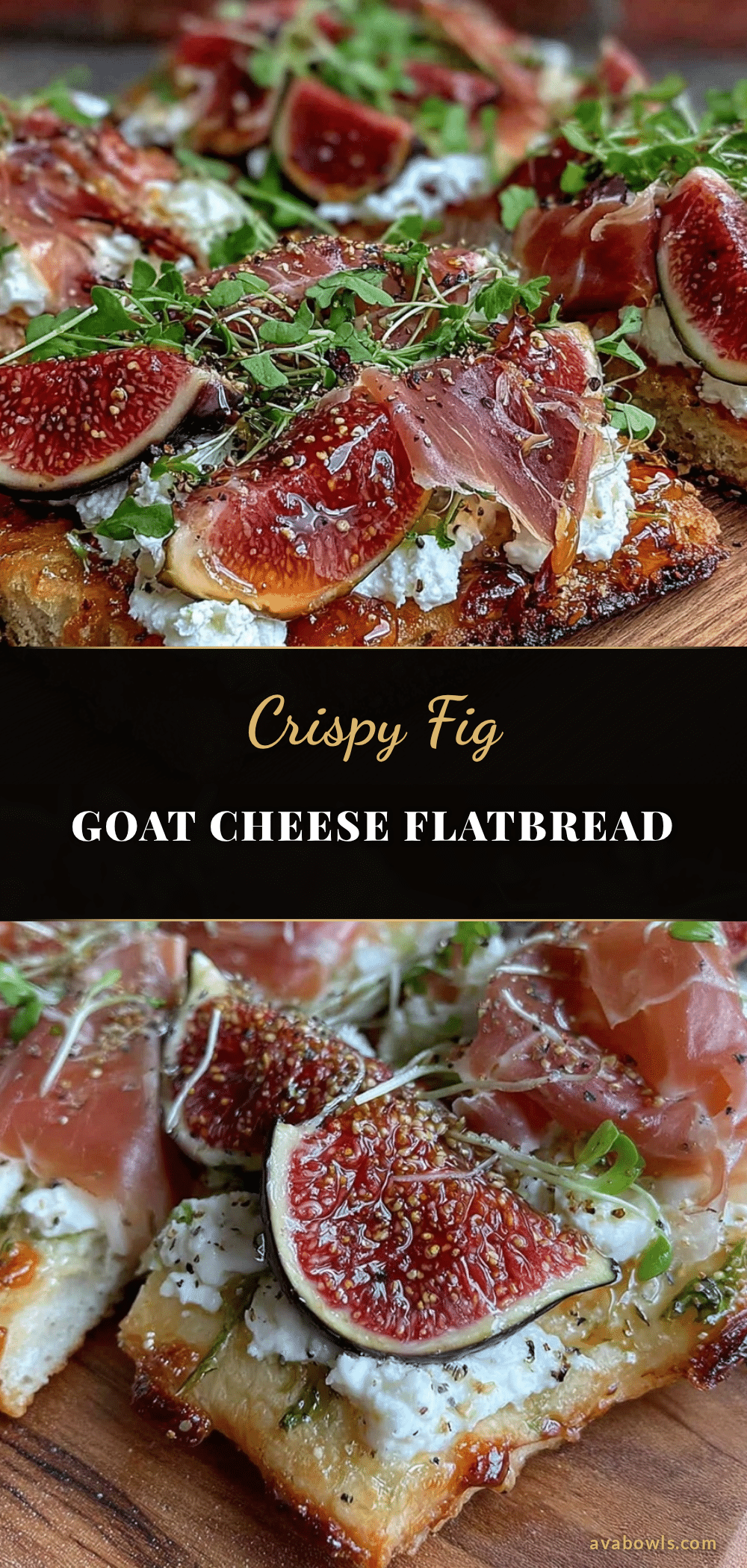 fig and goat cheese flatbread recipe