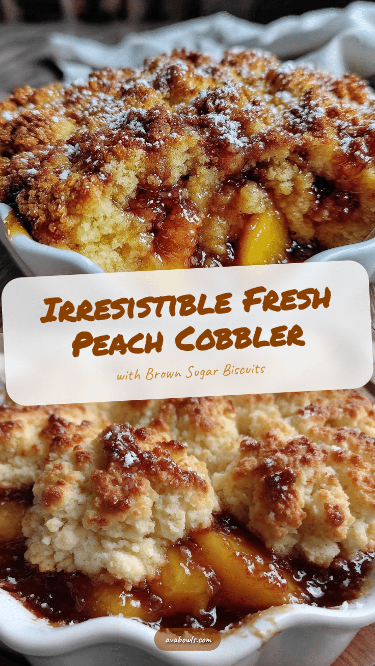 fresh peach cobbler recipe
