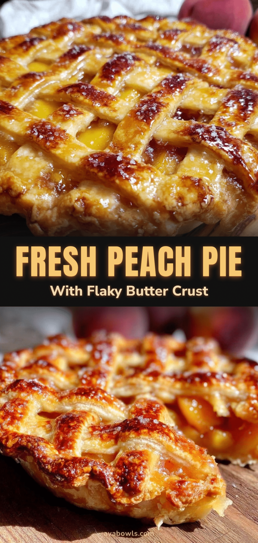 fresh peach pie recipe