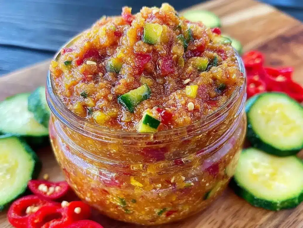 fresh zucchini relish - featured image