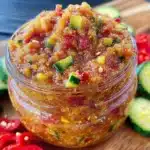 fresh zucchini relish - featured image