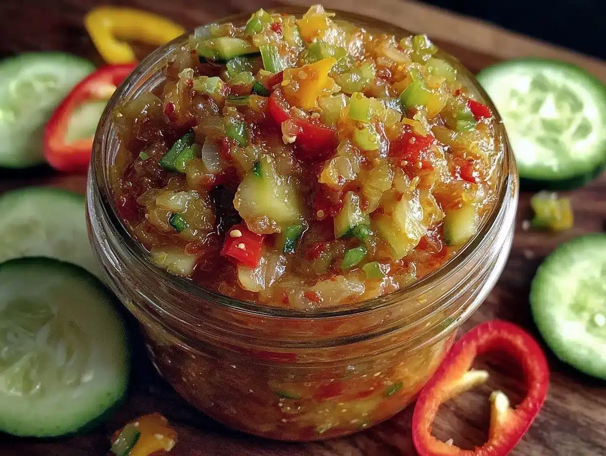 fresh zucchini relish preparation steps