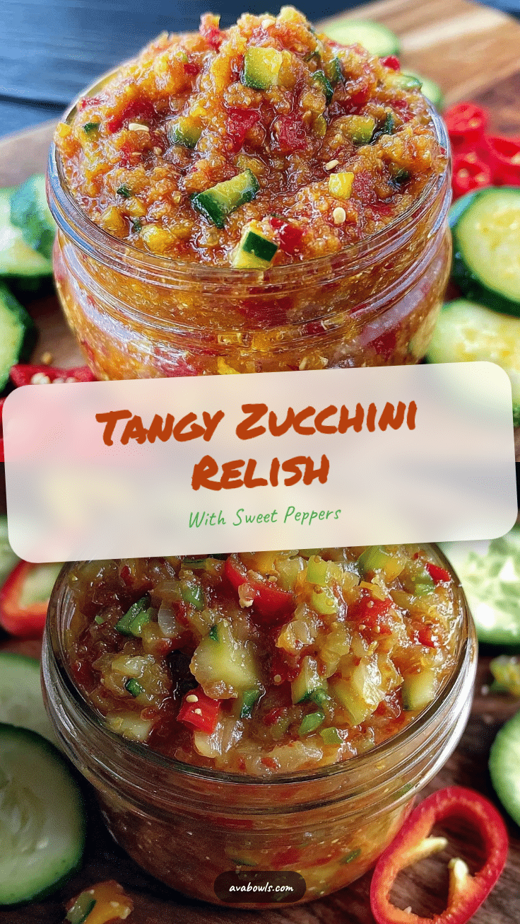fresh zucchini relish recipe