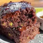 fudgy double-chocolate zucchini brownies - featured image