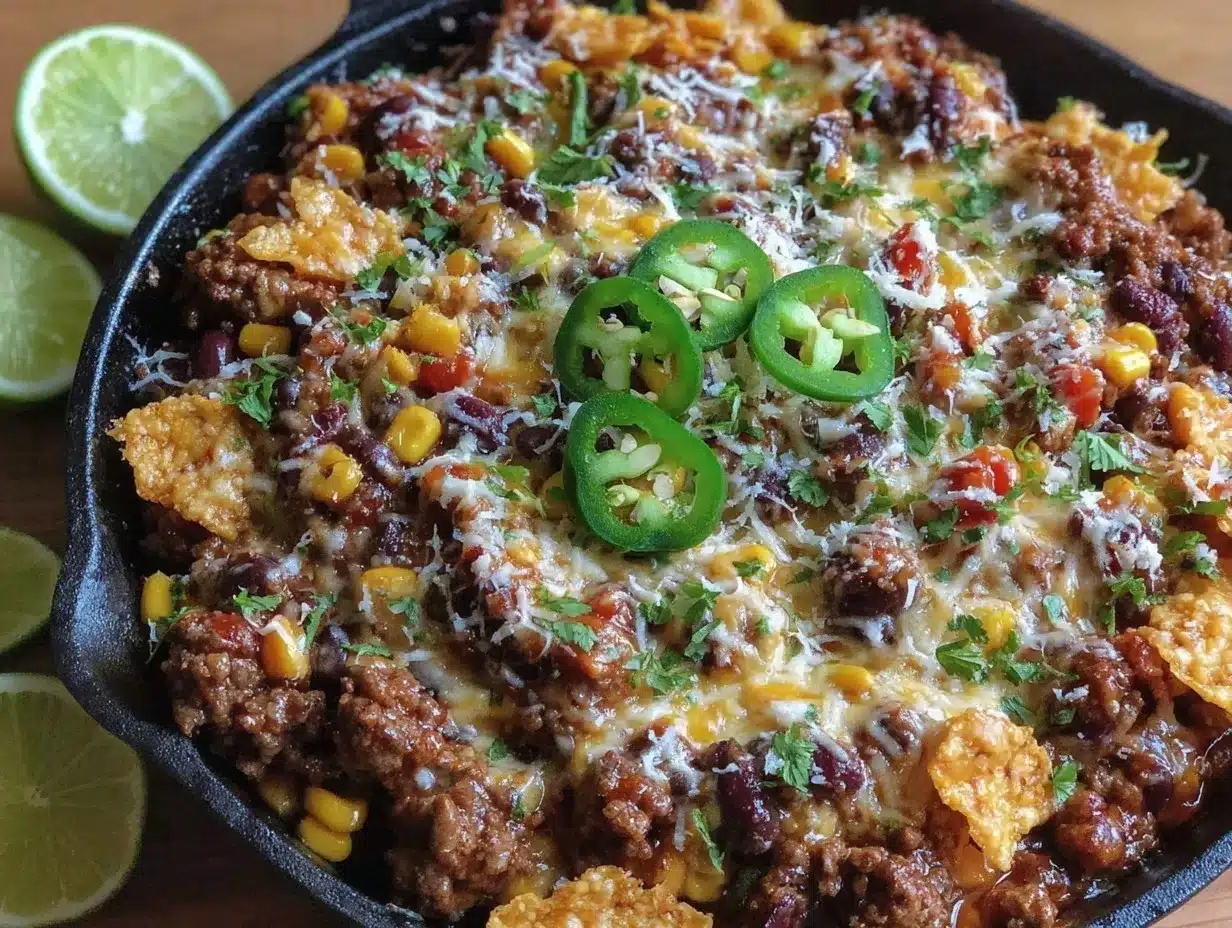 ground beef taco skillet preparation steps