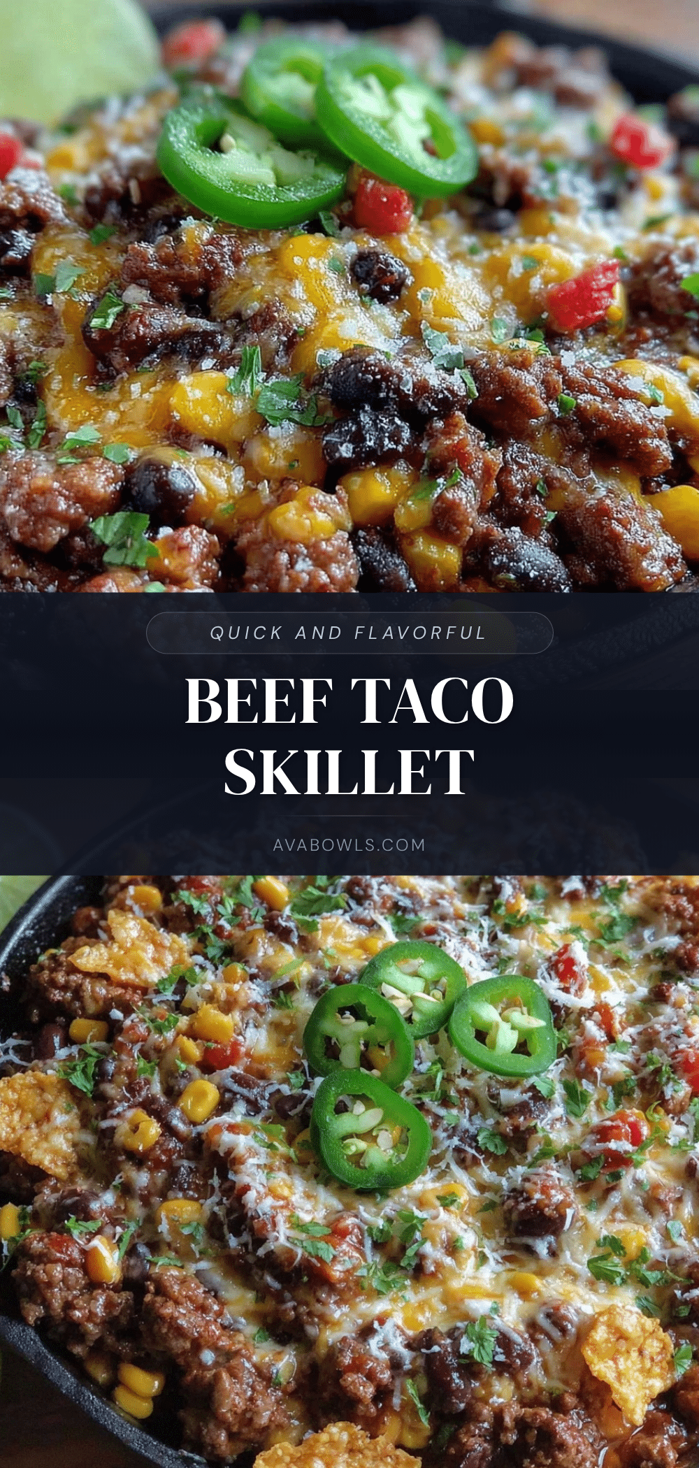 ground beef taco skillet recipe