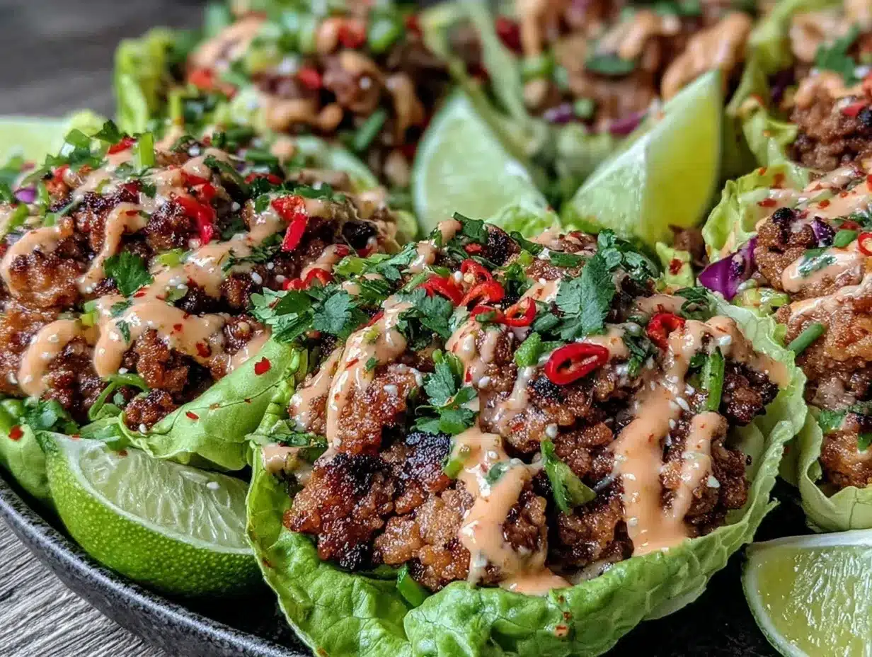 healthy turkey lettuce wrap bowls preparation steps