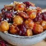 honey-roasted chickpea trail mix - featured image