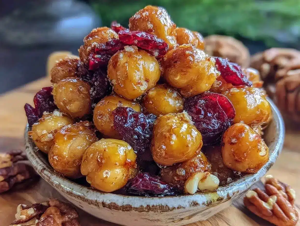 honey-roasted chickpea trail mix preparation steps