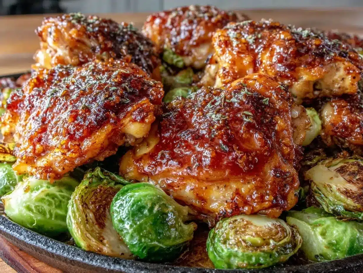 maple Dijon chicken thighs preparation steps