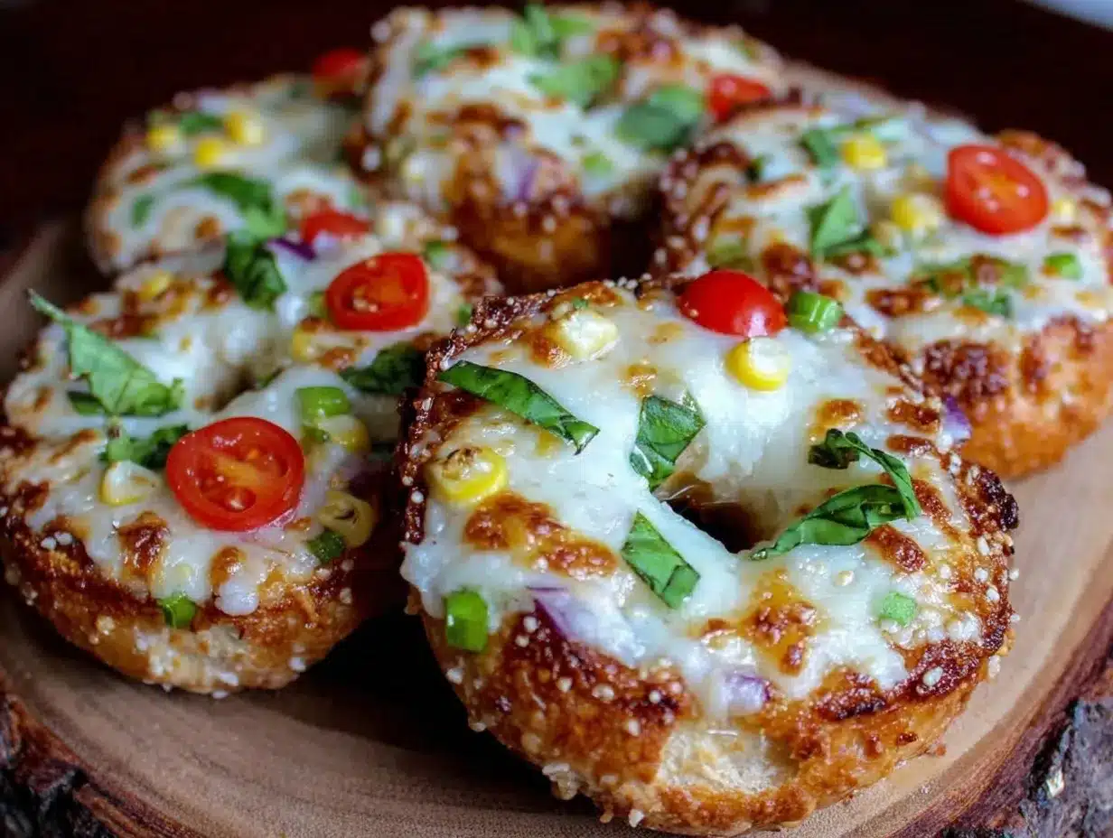 mini bagel pizzas preparation steps
