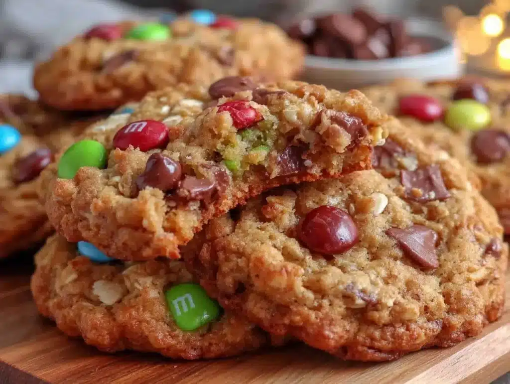monster cookies recipe - featured image