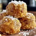 no bake peanut butter energy balls - featured image