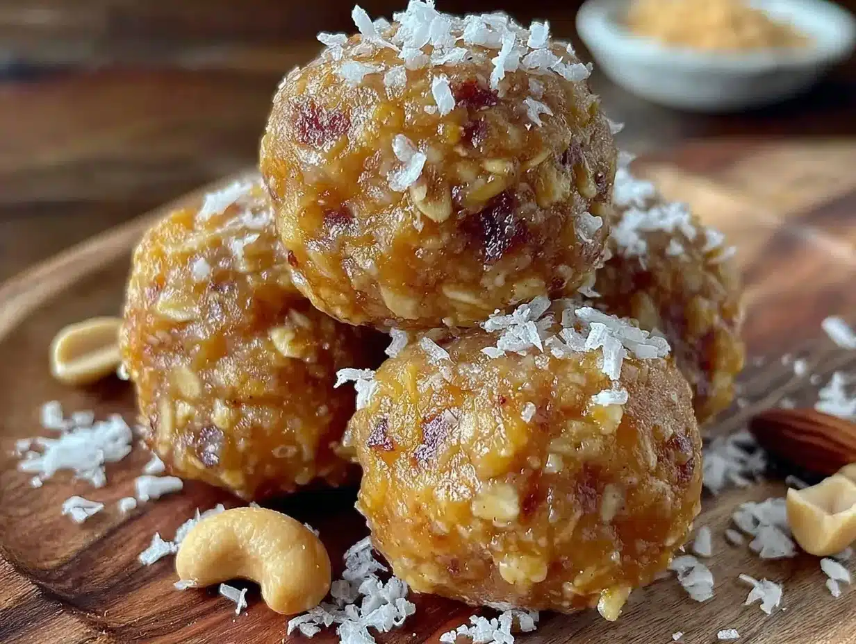 no bake peanut butter energy balls preparation steps