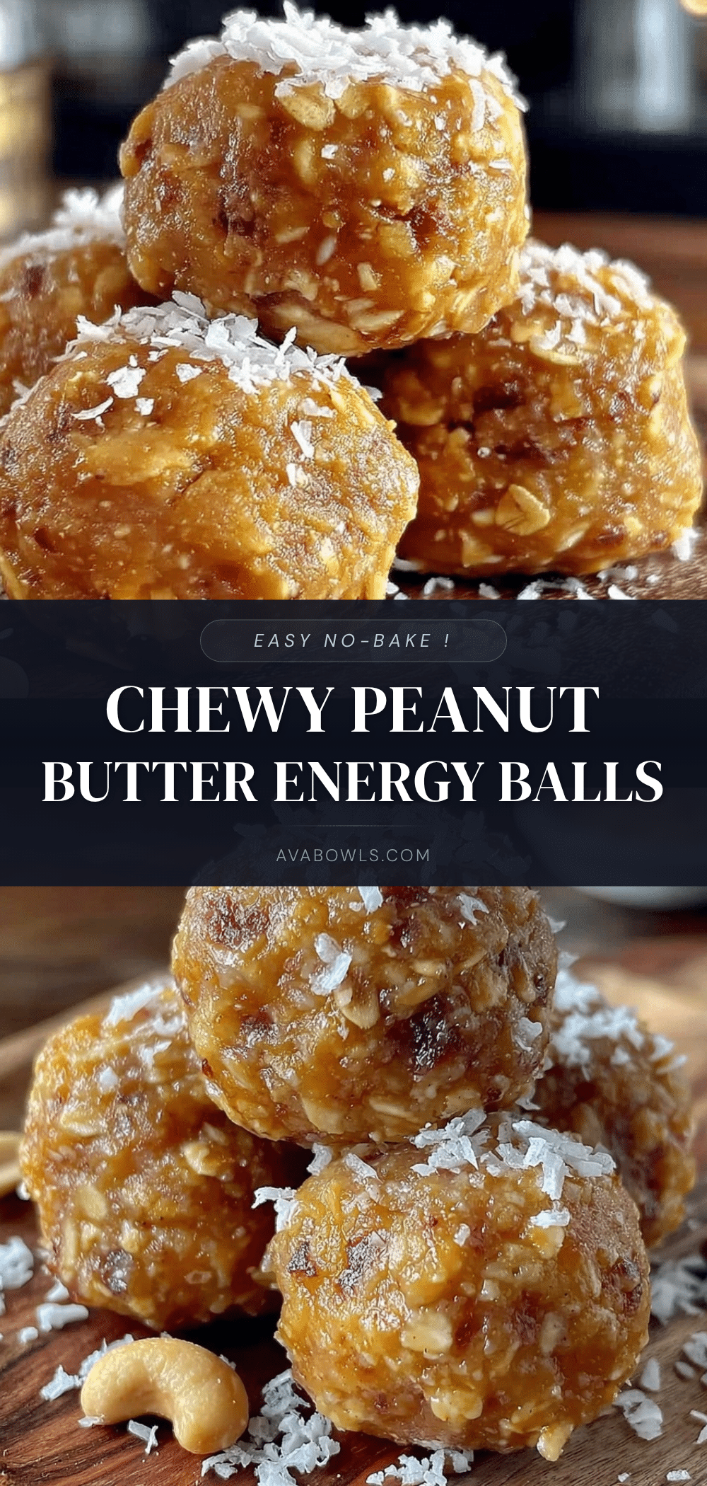 no bake peanut butter energy balls recipe