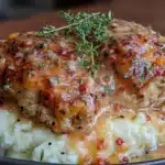 overnight crockpot chicken and gravy - featured image