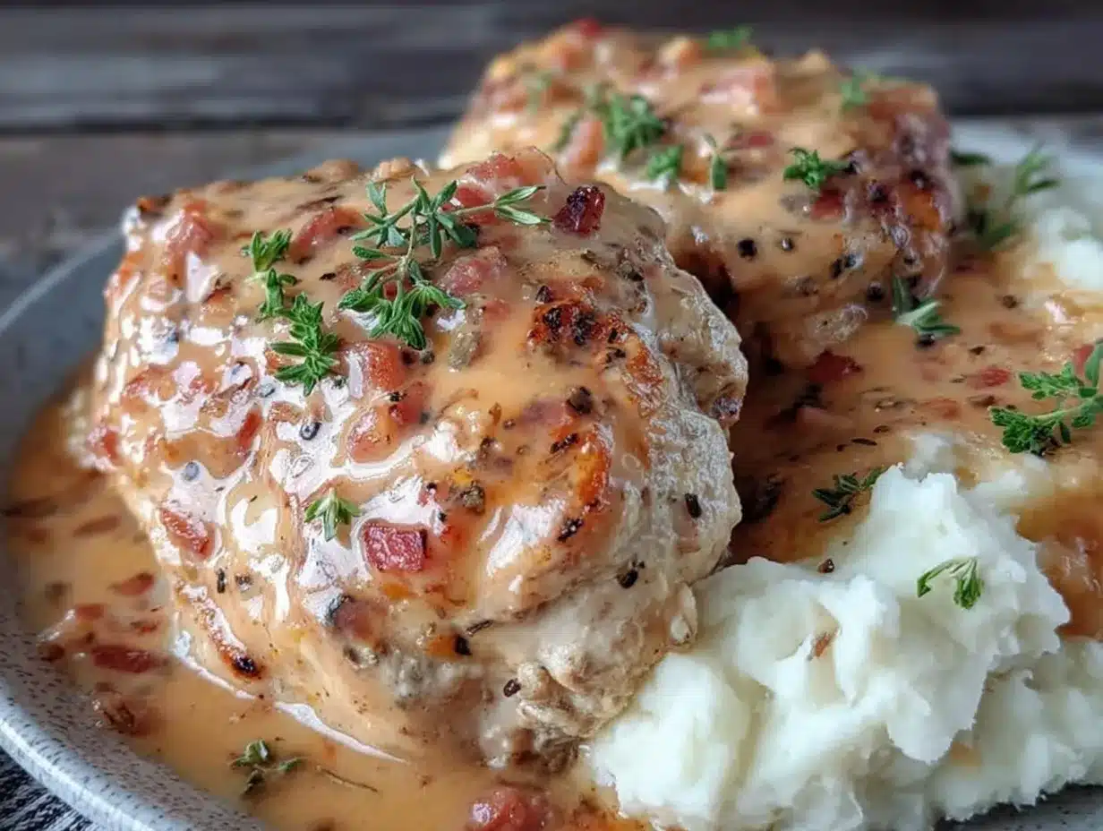 overnight crockpot chicken and gravy preparation steps