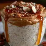 overnight oats with peanut butter - featured image